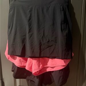 Black Athletic Skort, Black Shorts, & Pink Shorts